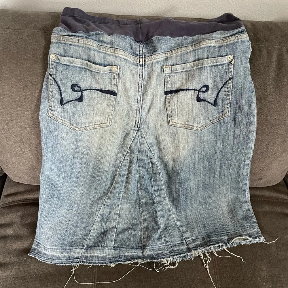 Maternity Jean skirt